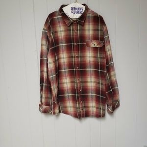 Legendary Whitetails 100% cotton Buck Camp Flannel shirt sz XXL